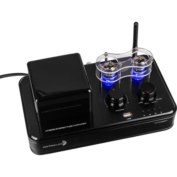 Main product image for Dayton Audio HTA20BT 20W Hybrid Stereo Tube Amplifi 300-3840